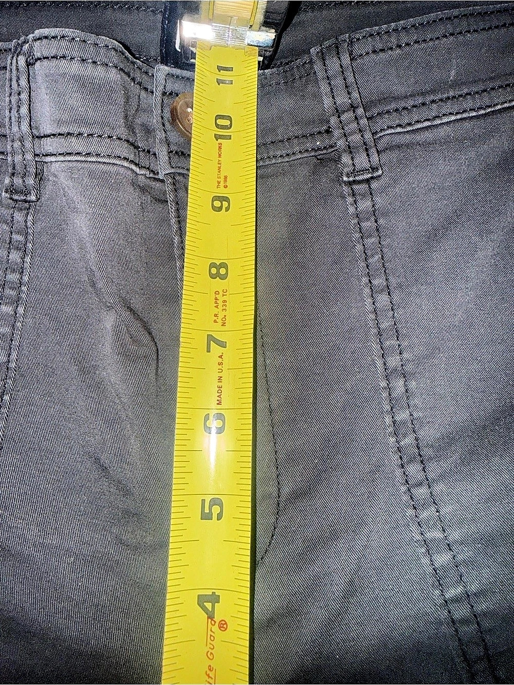 Gap Ankle Chino Pants in Black Size 10 - Picture 6 of 13